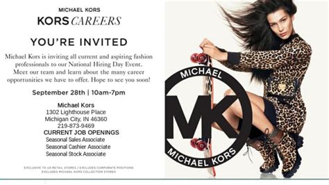 michael kors corporate careers|michael kors outlet job.